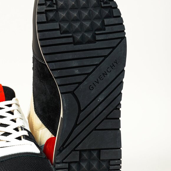 Givenchy Active Runner Grey & Blue Nylon Sneakers - Picture 5 of 10